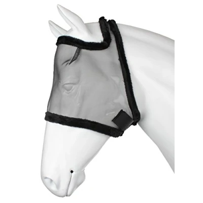 Image of Horka Anti Fly Mask Soft Mesh Earless Lightweight Horse Comfort Face Protection