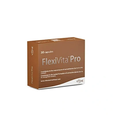 Image of Vitae FlexiVita Pro 30 Capsules Joints, cartilages and tendons Osteomuscular Health Glucosamine Chondroitin Natural Formula