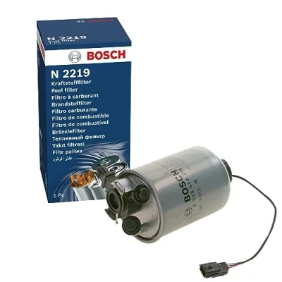 Image of 164005X21A, 164005X21B Fuel Filter BOSCH F 026 402 219 In Line NISSAN: NP300 Navara Pickup, Pathfinder 3, Platform / Chassis