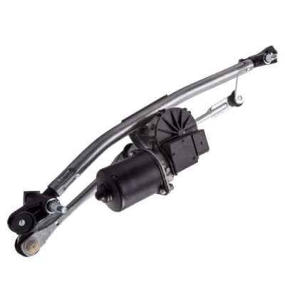 Image of D2P Wiper Linkage With Motor Replacement Front Compatible 2007 2010 Citroen Nemo, Fiat Fiorino, Qubo, Peugeot Bipper Replaces 1356163080