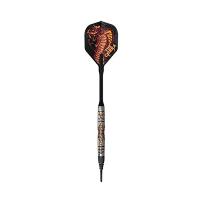 Image of Unicorn Darts Jelle Klaasen World Champion Phase 2 Steel Tip Dart Set, Black/Silver, 24G