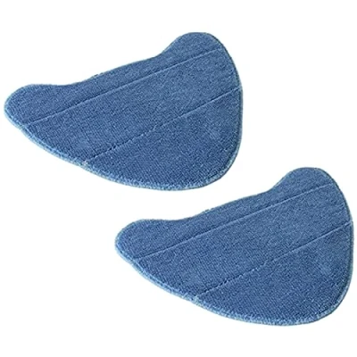 Image of Spares2go Lifetime Washable Cleaning Pads Compatible with VAX Steam Cleaner Mops (Pack of 2)