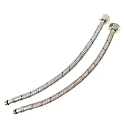 Image of Flexible MonoBloc Tap Connectors Tails M12 x 1/2&quot; BSP 300mm Monoblock
