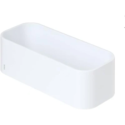 Image of Tiger Wall Tray/Shower Basket, White, 25x11x8cm