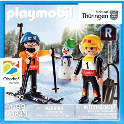 Image of PLAYMOBIL 70643 Wintersport Oberhof Winter Games 2023 Limited Edition Special Set