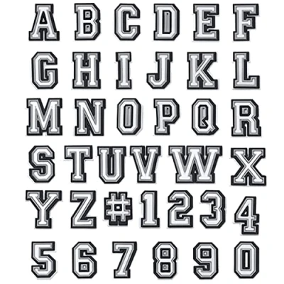 Image of 37 Pieces Number Letter Shoe Charms, Charms for Croc Sandals Decoration 0 9# Number, Alphabet ABC Z Letter, Clog Shoes Decorations Wristband Bracelet Party Favors Birthday Gifts