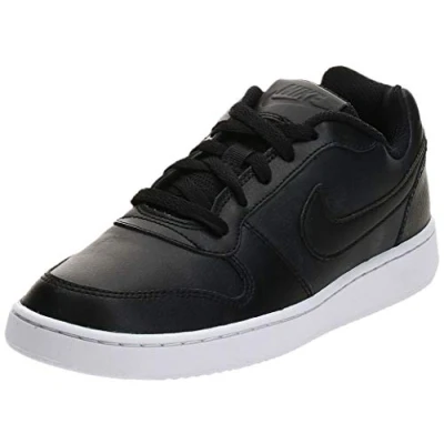 Image of NIKE WMNS EBERNON LOW, Women’s Trainers, Black (Black/Black Fwhite 001), 6.5 UK (40.5 EU)