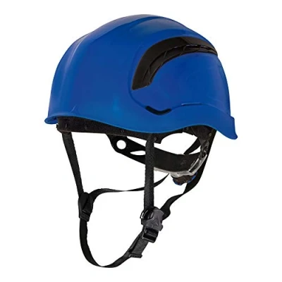 Image of Delta Plus GRANITE WIND Working at Height ABS Helmet Vented with Rotor Adjustment Blue Adjustable