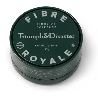 Image of Triumph &amp; Disaster Fibre Royale Hair Styling Wax Strong Hold Pomade for Thick Natural Finish Men Women, 65g