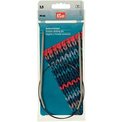 Image of Prym Circular Knitting Needle, Aluminium, Grey, 3.5 mm