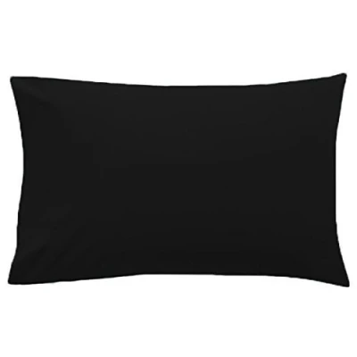 Image of Set of 2 pillow cases (polyester) black