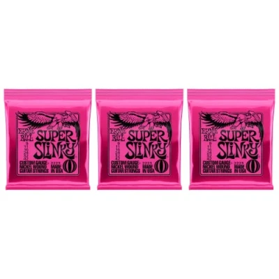 Image of Ernie Ball Super Slinky 3 set Bundle