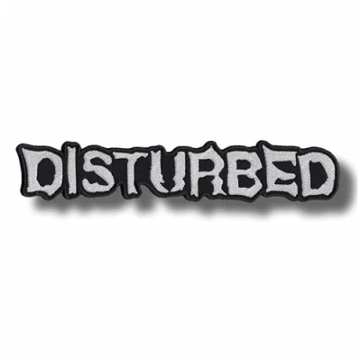 Image of Disturbed Us Metal Band Patch Badge Embroidered Iron on Applique Accessory