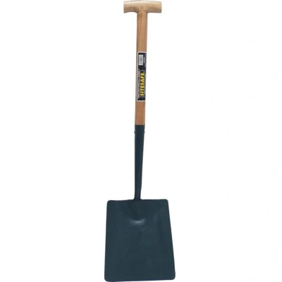Image of Sitesafe Solid Socket Wooden T Square Mouth Shovel No.2