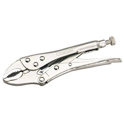 Image of Draper 35368 Curved Jaw Plier with Self Grip, 190mm