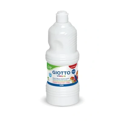 Image of GIOTTO Vinilik White Strong Glue, 1kg Plastic Bottle, Ideal for Children, Parties and Schools