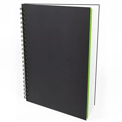 Image of Artgecko Mixed Media Sketch Book A4 Portrait 80 Pages (40 Sheets) 150gsm White Cartridge Paper