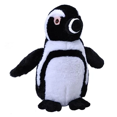 Image of Wild Republic EcoKins Blackfoot Penguin Stuffed Animal 12 inch, Eco Friendly Gifts for Kids, Plush Toy, Handcrafted Using 16 Recycled Plastic Water Bottles