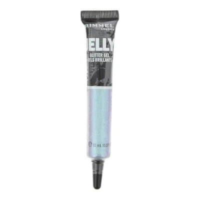 Image of Rimmel London Jelly Glitter Gel, Water Based Bounty Formula with Easy Application and Shimmering Touch, 100 Froes (White), 11 ml