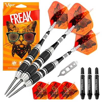 Image of Viper &quot;The Freak&quot; Steel Tip Darts, Grooved Barrel, 22 Grams
