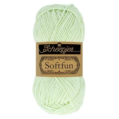 Image of Scheepjes Softfun 2639 Green Tea Yarn 10x50g