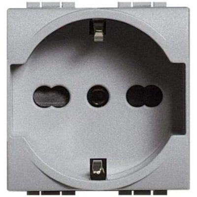 Image of Bticino Livinglight 2 Pole Base + Ground Tech Modules