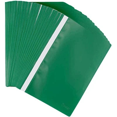 Image of Indigo® A4 Project Folder GREEN Report Document Files Folders 2 Prong (5)