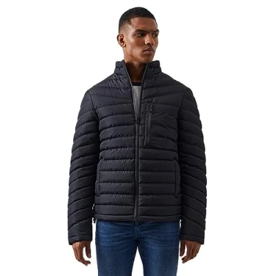 Image of French Connection Row Funnel Neck Puffer Jacket
