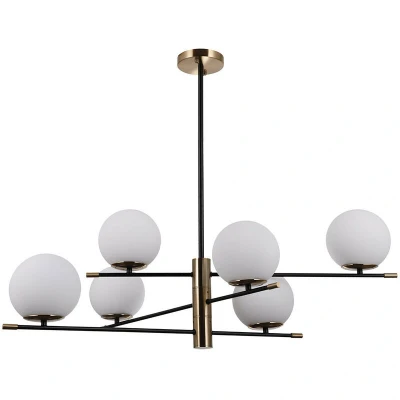 Image of Italux Lighting Stelia Modern 6 Light Globe Pendant Ceiling Light, E14