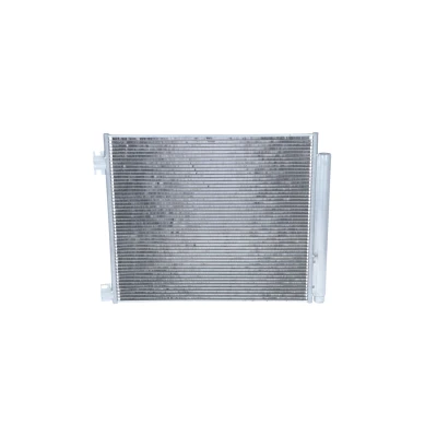 Image of 921004BE0A, 921004BE0B, 921004EA0A, 9211000Q0A Condenser NRF 350411 with dryer, seal ring 15,5mm 10,1mm Aluminium 601mm NISSAN: X Trail
