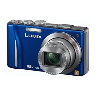 Image of Panasonic Lumix TZ20 Digital Camera Blue (14.1MP MOS, 16x Optical Zoom) 3 inch Touchscreen LCD (Renewed)