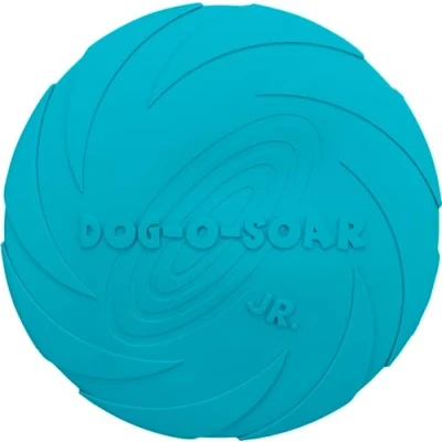 Image of TRIXIE dog Disc toy made of natural gimmi bite resistant splinter free low risk injury ø 18 cm blue 33501