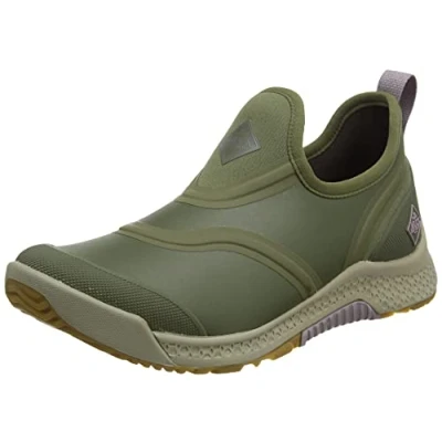 Image of Muck Boots Women&#039;s Outscape Low Slip On Waterproof Shoe, Dark Green, 9