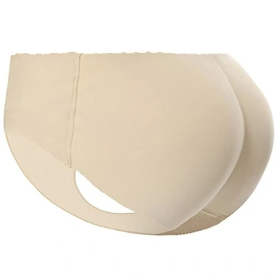 Image of Everbellus Womens Padded Panties Control Underwear, Beige, S UK
