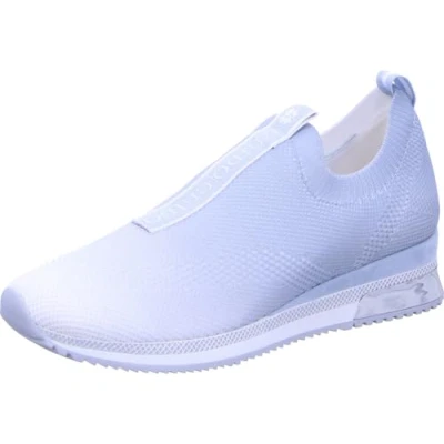 Image of MARCO TOZZI Women&#039;s Flat Heel, Replaceable, Soft Feel Me Footbed, Ideal for Business and Leisure 2 84701 20 Sneaker, Lt Blue Comb 01, 6 UK