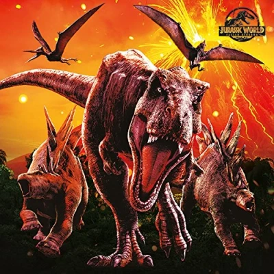 Image of Jurassic World Canvas, Multi Colour, 40 x cm