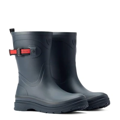 Image of ARIAT Womens Kelmarsh Wellington Boots Navy lightweight 4LR™ stabilizing shank for support Footwear UK Size 5.5