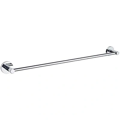 Image of GRIFEMA IBIZA G30101 Bathroom 60CM Single Towel Bar, Wall Mounted Brass Rail, Chrome