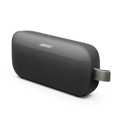 Image of BOSE SoundLink Flex (2nd Gen) Portable Bluetooth Speaker Black, Black