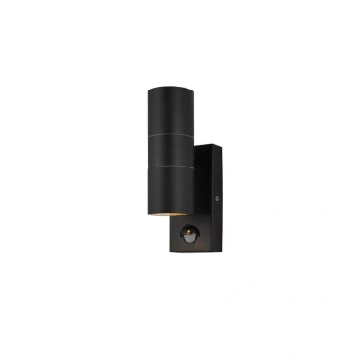 Image of Forum Outdoor Wall Light Black Up &amp; Down