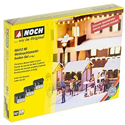 Image of Noch 66412 Christmas Market Stalls Landscape Modelling
