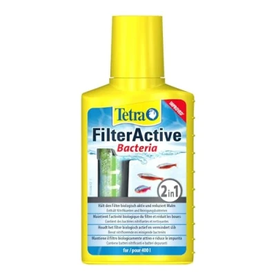 Image of Tetra FilterActive filter starter with highly active Live Bacteria, supports biological activity in the aquarium, accelerates removal of harmful substances, optimises cleaning performance filter, various sizes