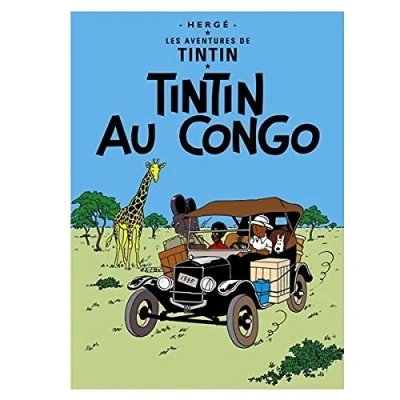 Image of Moulinsart Postcard Tintin Album: in the Congo 30070 (10x15cm)
