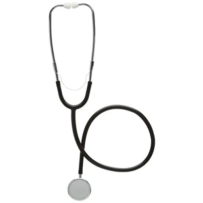 Image of Universal UN125B Single Head Stethoscopes Individually Boxed Black