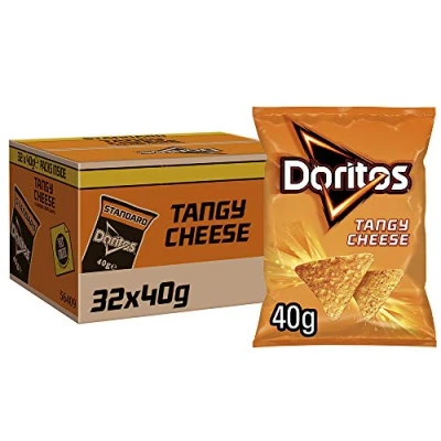 Image of Doritos Tangy Cheese Tortilla Chips, 40g (Case of 32)