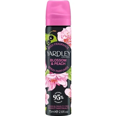 Image of Yardley Ladies Womens Body Spray Deodorant Blossom 75ml 3 Pack