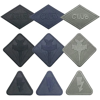 Image of Yayatty 9 Pcs Iron on Patches, Badge Embroidered Fabric or Sew Patches Appliques Sticker for Clothes Hat Jeans