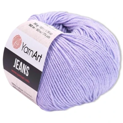 Image of Frida&#039;s Wollhaus YarnArt 50 g Jeans Knitting Crochet Amigurumi Baby Wool Pastel Colours 63 (89 Lilac)