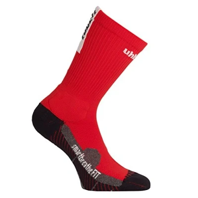 Image of Uhlsport Unisex Tube It Socks Red/White, Size 28 32