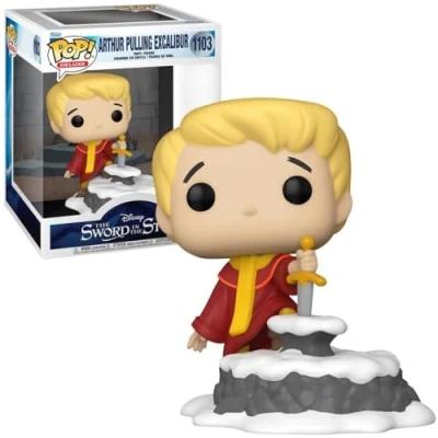 Image of Funko POP Disney The Sword In Stone 1103 Arthur Pulling Excalibur &quot;2021 Fall Convention&quot;